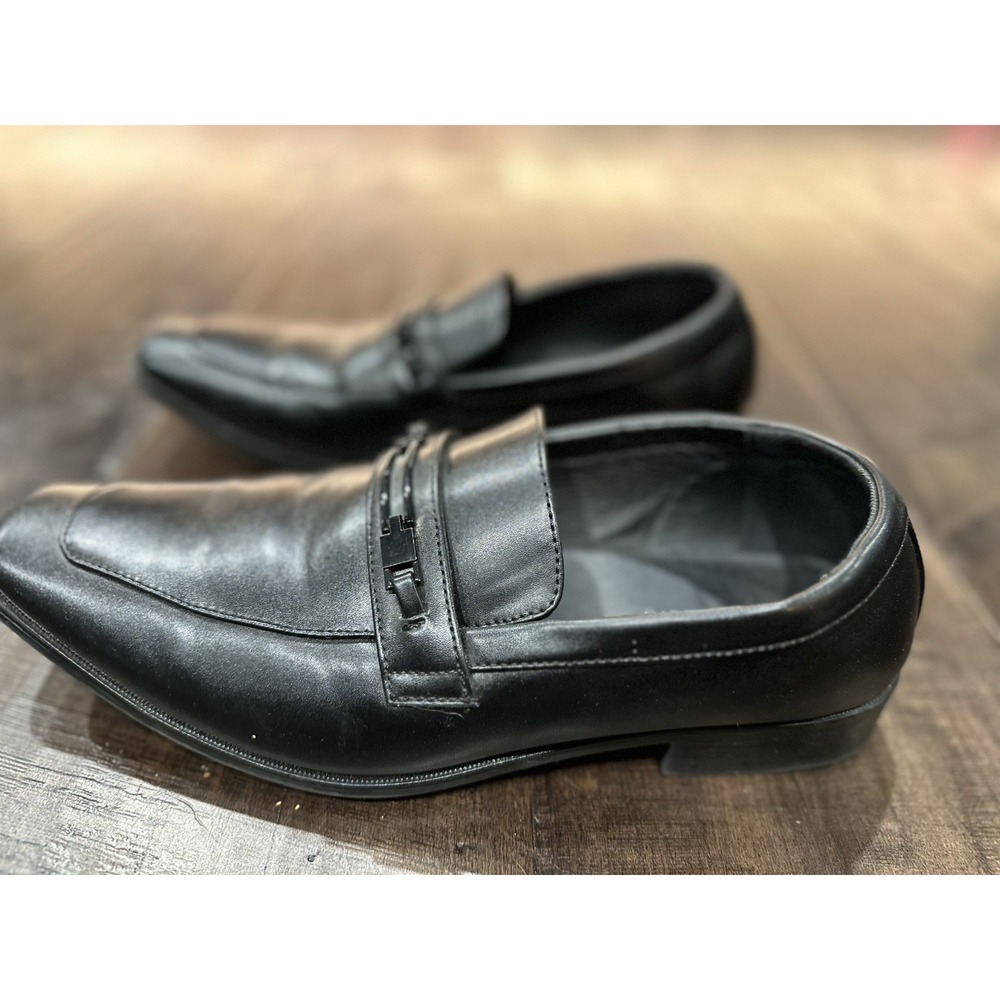 Perry Ellis Portfolio Men's Randle‎ Wide Loafers. Size 9. Black.